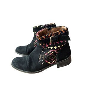 Desigual boho suede ankle boots